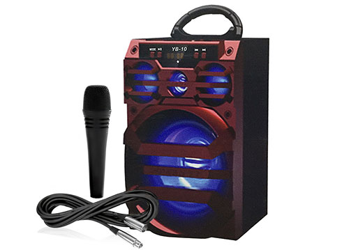 Loa bluetooth, karaoke YB-10 kèm micro