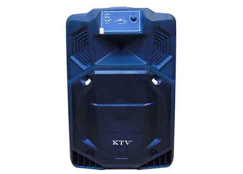 Loa kéo di động KTV SS1-15, loa vỏ nhựa 4.5 tấc, max 400W