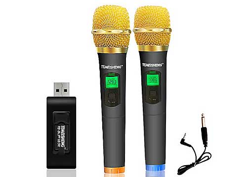 Microphone không dây đa năng W-48, mic dùng được cho tất cả loa kéo