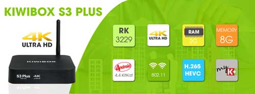 Kiwibox S3 Plus Thiết Bị Biến Tivi Thường Thành Smart Tivi
