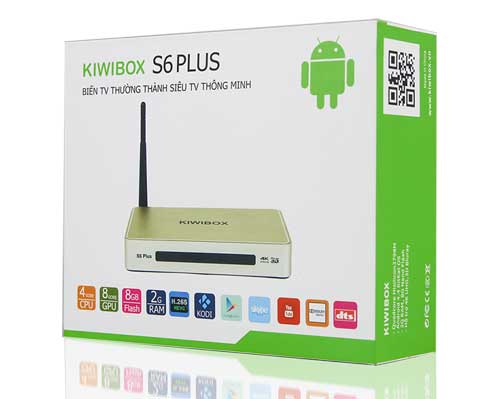Kiwibox S6 Plus Thiết Bị Biến Tivi Thường Thánh Smart Tivi