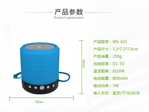 Loa Bluetooth Mini Wster WS-631