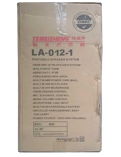 Loa Kéo Di Động Temeisheng LA-012-1 
