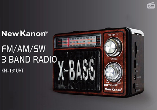 Loa Thẻ Nhớ , Usb Radio 3 Band New Kanon KN-161TT