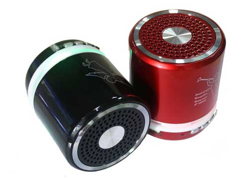 Loa Bluetooth Mini T-2308A , mẫu loa nghe nhạc mini bỏ túi có đèn LED