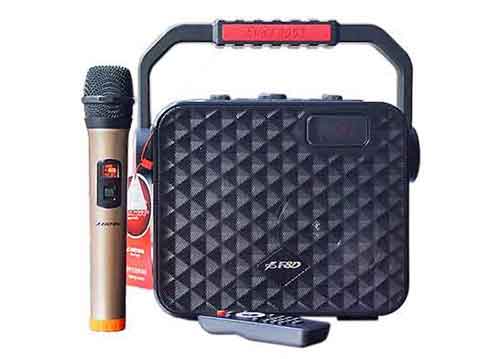 Loa karaoke bluetooth F&D R-19, công suất 25W, kèm 1 mic