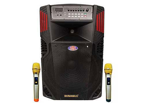 Loa kéo Ronamax F18A, loa karaoke di động 5.5 tấc, max 800W