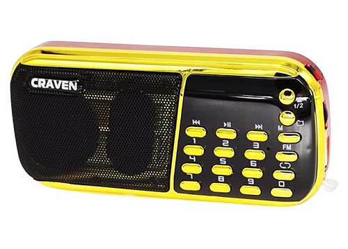 Loa thẻ nhớ Craven CR-853, nghe được đài FM