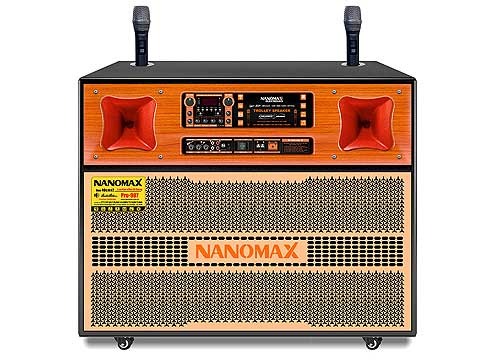 Loa tủ điện Nanomax Pro-907, kèm 2 micro UHF