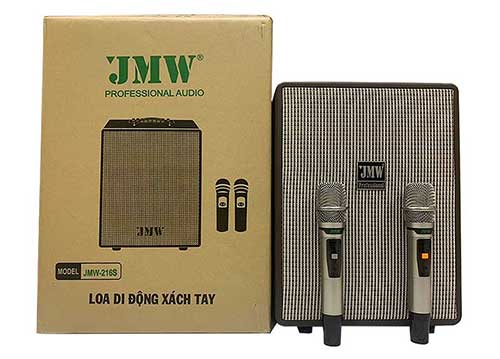 Loa xách tay JMW 216S, loa karaoke 3 đường tiếng