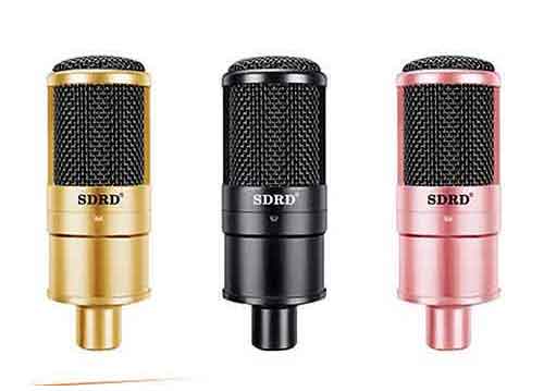 Mic thu âm SDRD SD203, mẫu mic livestream có độ nhạy cao