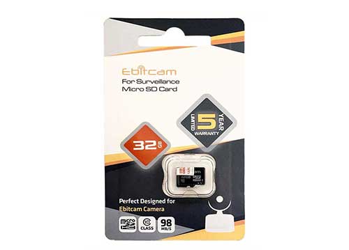 Thẻ nhớ 32GB Ebitcam micro SD, hàng chính hãng