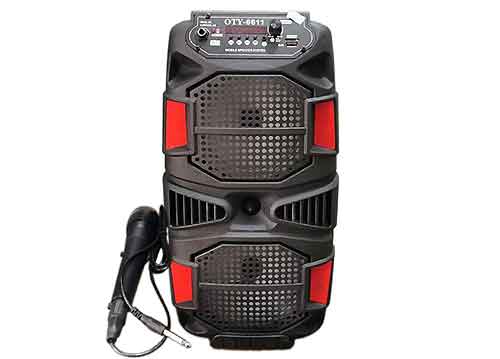 Loa bluetooh karaoke OTY-6611, có kèm 01 mic không dây