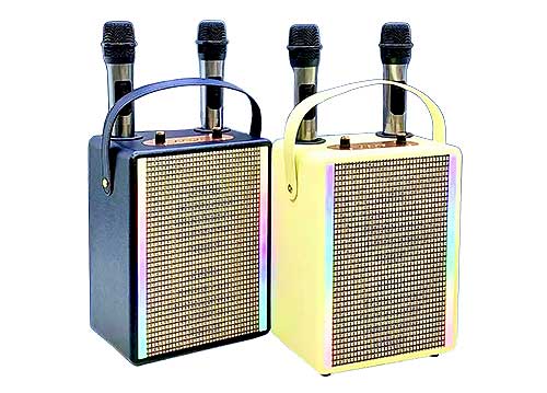 Loa bluetooth karaoke M2003, 2 micro UHF