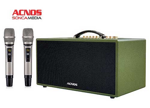 Loa karaoke ACNOS CS445, loa kiểu xách tay, công suất 100W