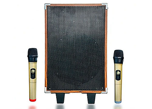 Loa karaoke xách tay BK51, 2 đường tiếng