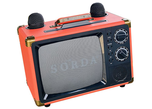 Loa karaoke xách tay Sorda SD-2107, kèm 2 micro