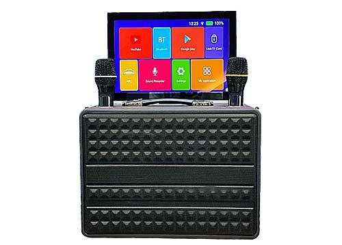 Loa karaoke xách tay T33Pro, màn hình 14 inch