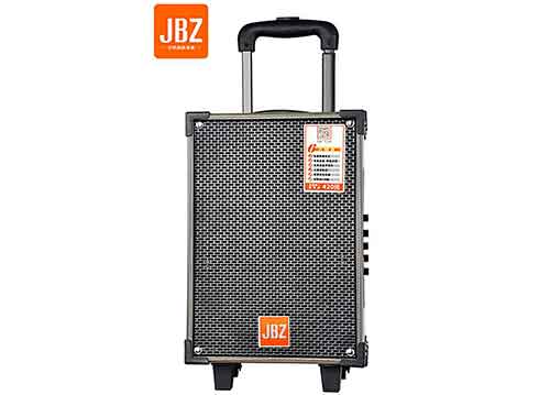 Loa kéo di động JBZ NE-108, loa karaoke vỏ gỗ, bass 2 tấc