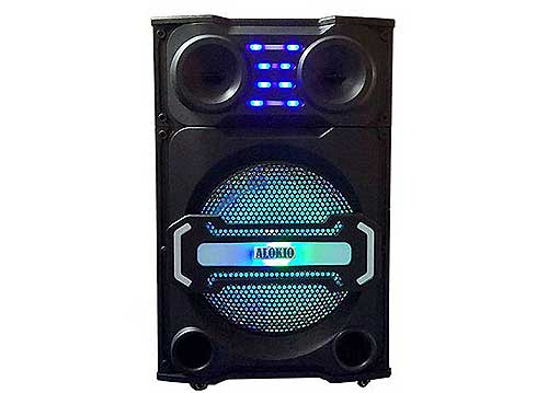 Loa kéo karaoke Alokio WML-SL815, loa thùng gỗ, công suất đỉnh 550W