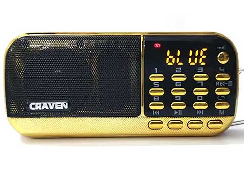 Loa thẻ nhớ Craven CR-853, nghe được đài FM