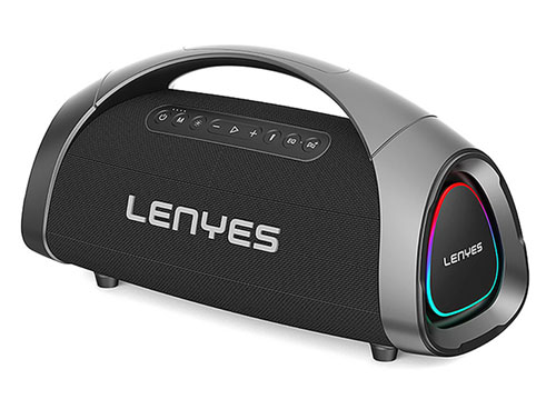 Loa xách tay LENYES S873, kèm 2 mic UHF