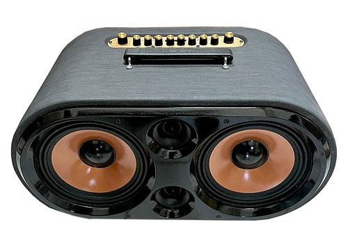 Loa xách tay Soundbox SB-0802B, 2 bass 2 tấc