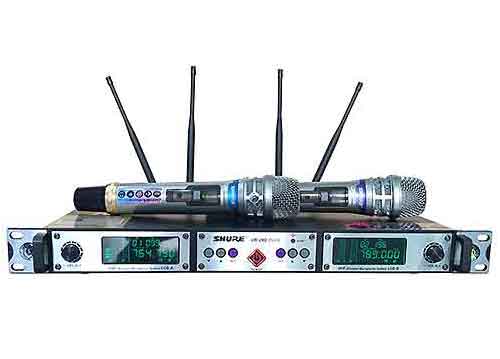 Microphone không dây Shure UR-29D plus, set được 200 tần số