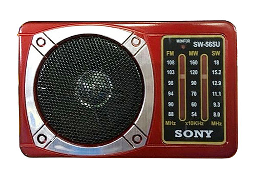 Radio 3 band SONY SW-565U, có chức năng nghe nhạc MP3
