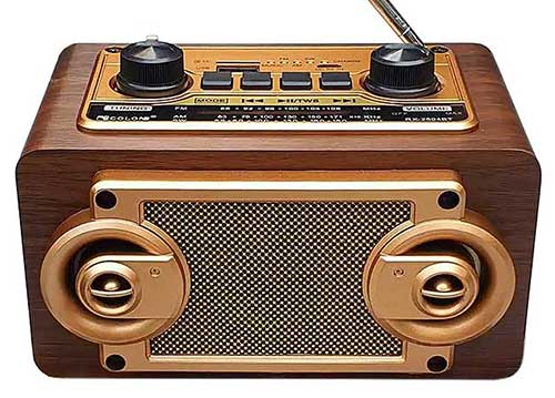 Radio giả cơ GOLON RX-2504BT,  3 band FM/AM/SW