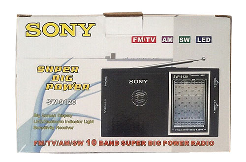 Radio chuyên dụng Sony SW-9120