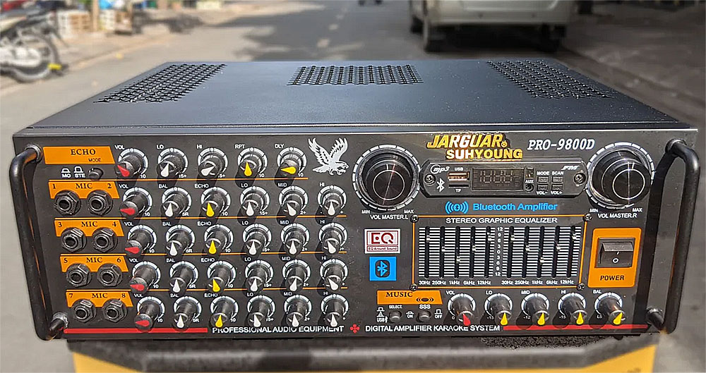 Amplifier JARGUAR SUHYOUNG Pro-9800D, 16 sò lớn