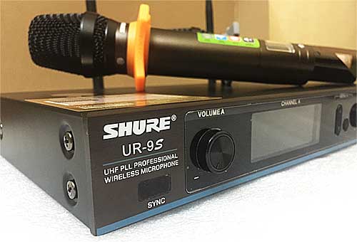 Microphone không dây Shure UR-9S, âm thanh chuyên nghiệp