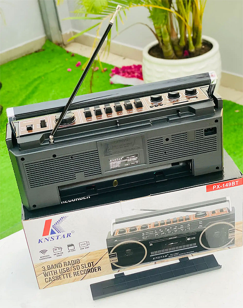 Đài FM Radio KNSTAR PX-149BT, 3 băng tần