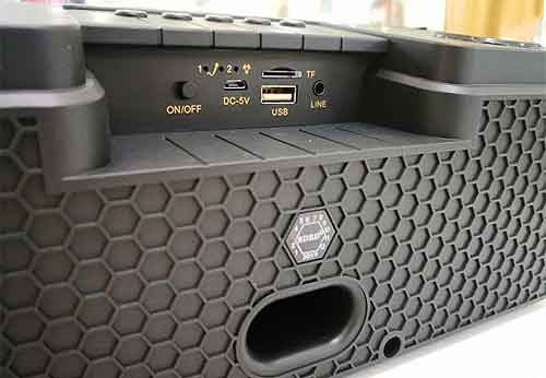 Loa bluetooth karaoke SDRD SD-301, kèm 2 mic không dây