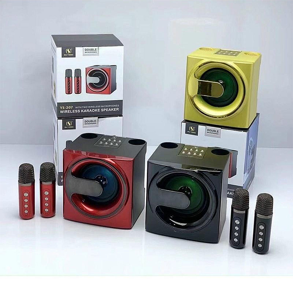 Loa bluetooth karaoke SuYosd YS207, 2 micro