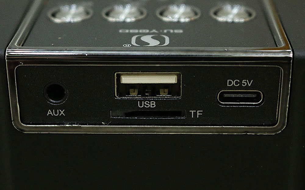 Loa bluetooth karaoke SuYosd YS207, 2 micro