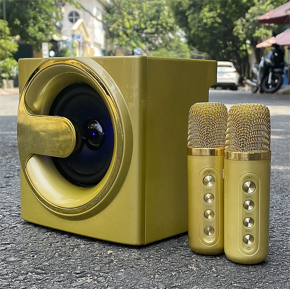 Loa bluetooth karaoke SuYosd YS207, 2 micro