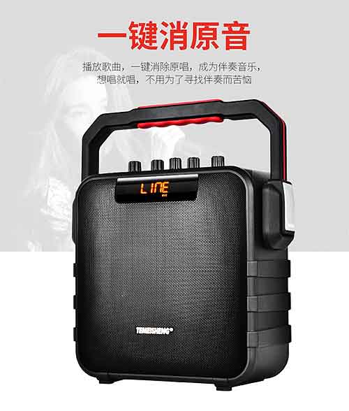 Loa bluetooth-karaoke Temeisheng SL05-26, kèm 01 mic