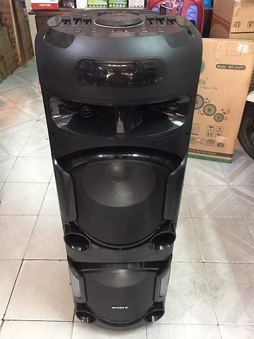 Loa di động Sony GTK15, loa karaoke 2 bass 4 tấc, max 700W