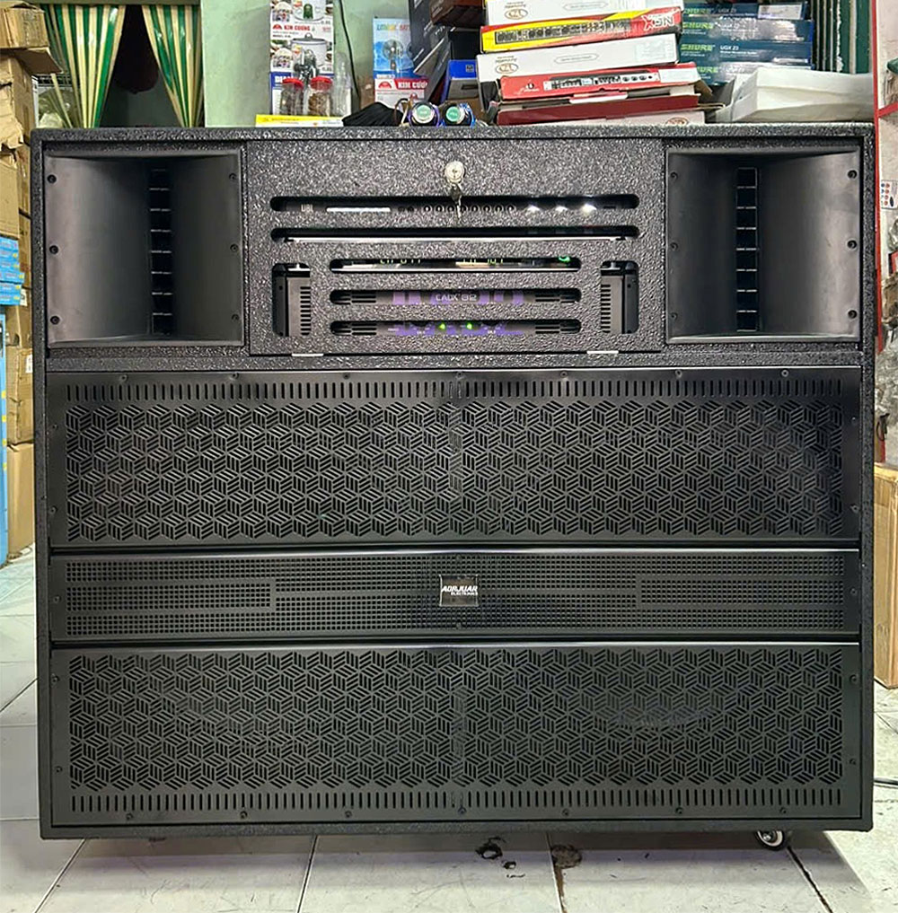 Loa điện karaoke KP31-0825, 2 bass 50