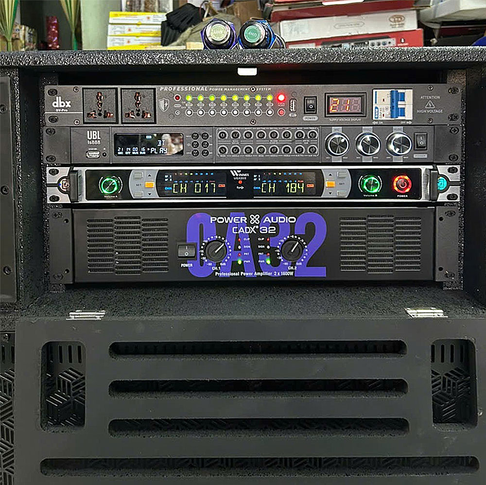 Loa điện karaoke KP31-0825, 2 bass 50