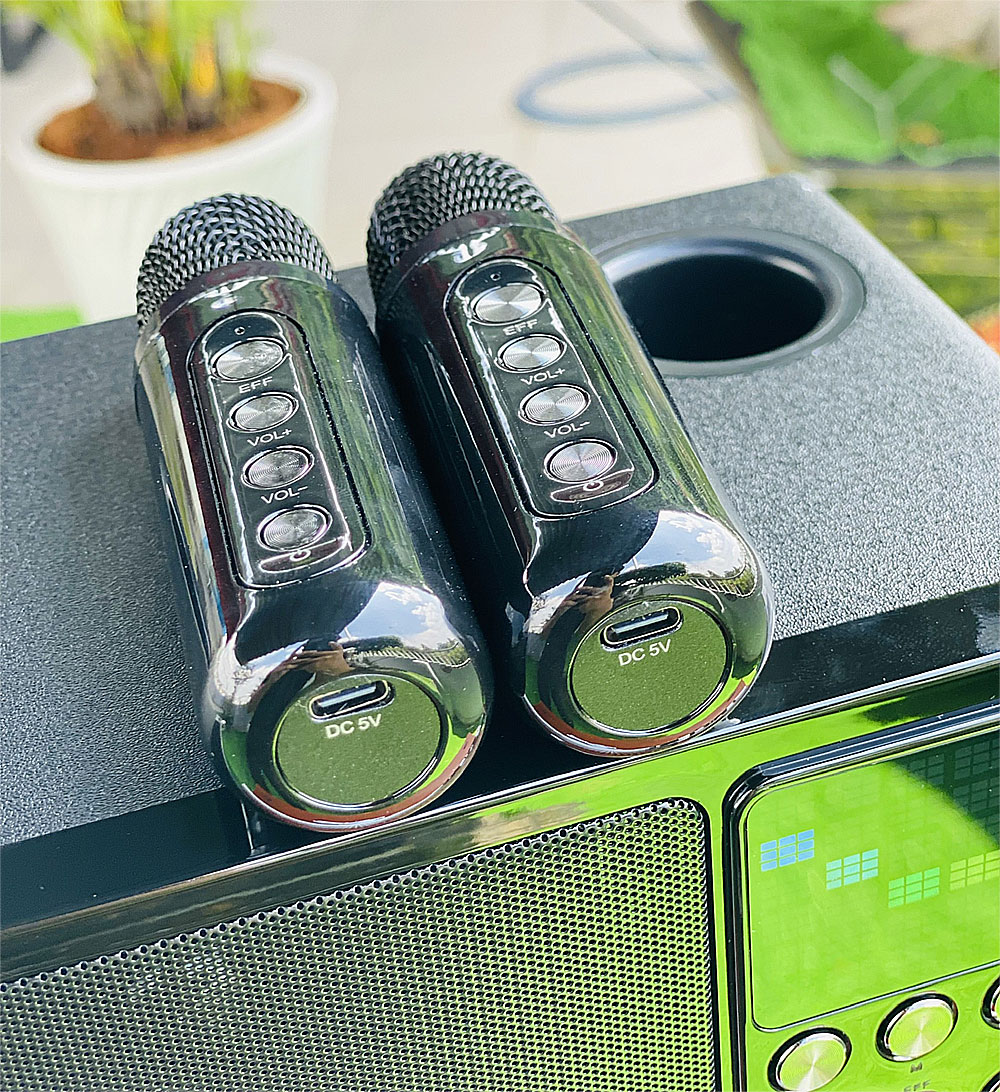 Loa karaoke Bluetooh Su-Yosd YS-311, kèm 2 mic