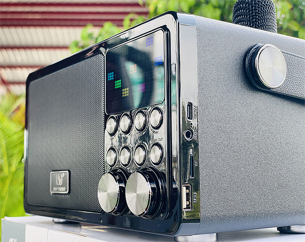 Loa karaoke Bluetooh Su-Yosd YS-311, kèm 2 mic