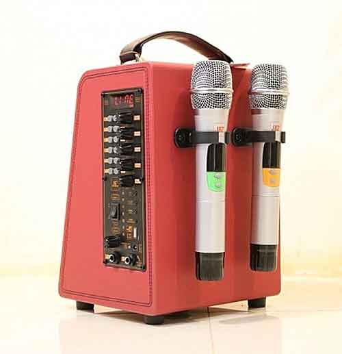 Loa karaoke bluetooth JBZ JB+0615, kèm 2 mic không dây