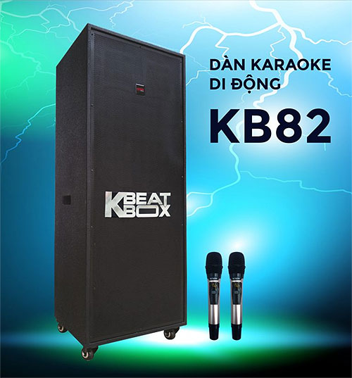 Loa karaoke di động KBeatbox KB82, tự phát wifi, max 1200W