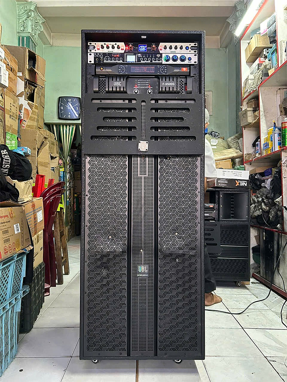 Loa karaoke điện KP24-725, 2 bass 40