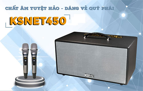 Loa karaoke KBeatbox KSNET450, loa di động xách tay, max 150W