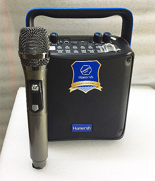 Loa karaoke mini Hamersh SL05-61. kèm 01 micro không dây
