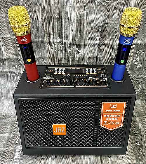 Loa karaoke mini JBZ JB+0816, dùng livestream, kèm 02 mic